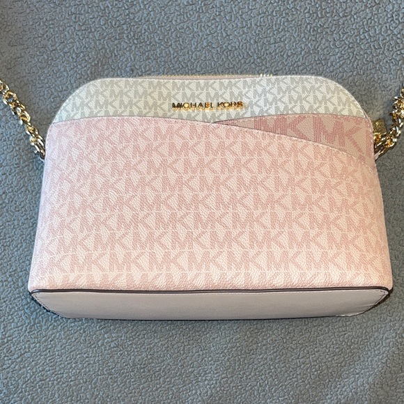 Michael Kors Blush and Beige Crossbody Bag - Picture 9 of 9